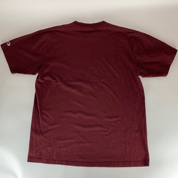 Fordham Rams NCAA Maroon Champion Short Sleeve Crewneck Shirt Mens XL - Picture 4 of 5